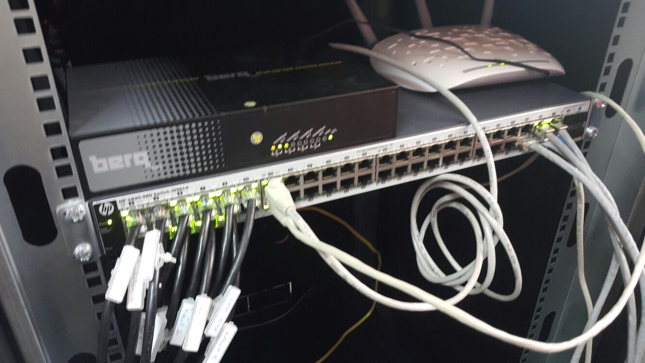 Çizgi Yazılım izmir Hp Switch  Zayıf Akım Kablolama Server Projesi