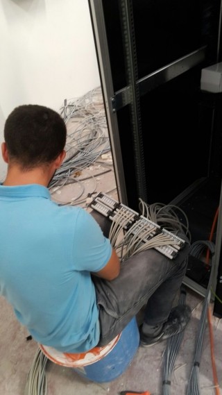 çizgi yazılım izmir Cat-6 patch panel kurulumu 